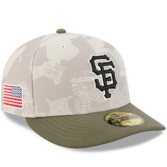 Light Beige/Olive San Francisco Giants New Era 2025 Armed Forces Day 59FIFTY Fitted Hat