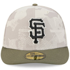 Light Beige/Olive San Francisco Giants New Era 2025 Armed Forces Day 59FIFTY Fitted Hat