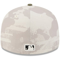 Light Beige/Olive Chicago White Sox New Era 2025 Armed Forces Day 59FIFTY Fitted Hat