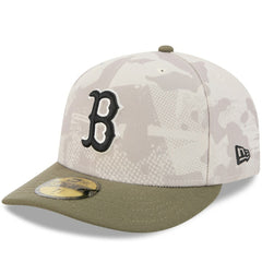 Light Beige/Olive Boston Red Sox New Era 2025 Armed Forces Day 59FIFTY Fitted Hat