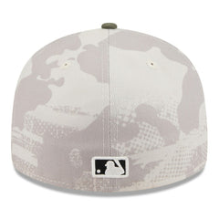 Light Beige/Olive Seattle Mariners New Era 2025 Armed Forces Day Low Profile 59FIFTY Fitted Hat