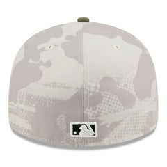 Light Beige/Olive Tampa Bay Rays New Era 2025 Armed Forces Day Low Profile 59FIFTY Fitted Hat