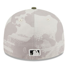 Light Beige/Olive Chicago Cubs New Era 2025 Armed Forces Day Low Profile 59FIFTY Fitted Hat