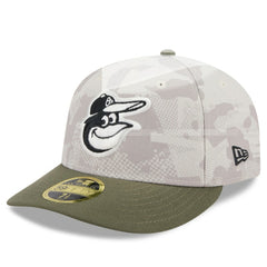 Light Beige/Olive Baltimore Orioles New Era 2025 Armed Forces Day Low Profile 59FIFTY Fitted Hat