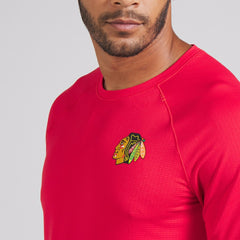 NHL Chicago Blackhawks lululemon Metal Vent Tech Short-Sleeve Shirt