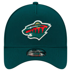 NHL Minnesota Wild New Era Core A-Frame 9FORTY Adjustable Hat