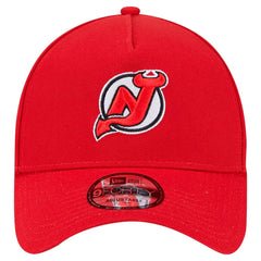 NHL New Jersey Devils New Era Core A-Frame 9FORTY Adjustable Hat