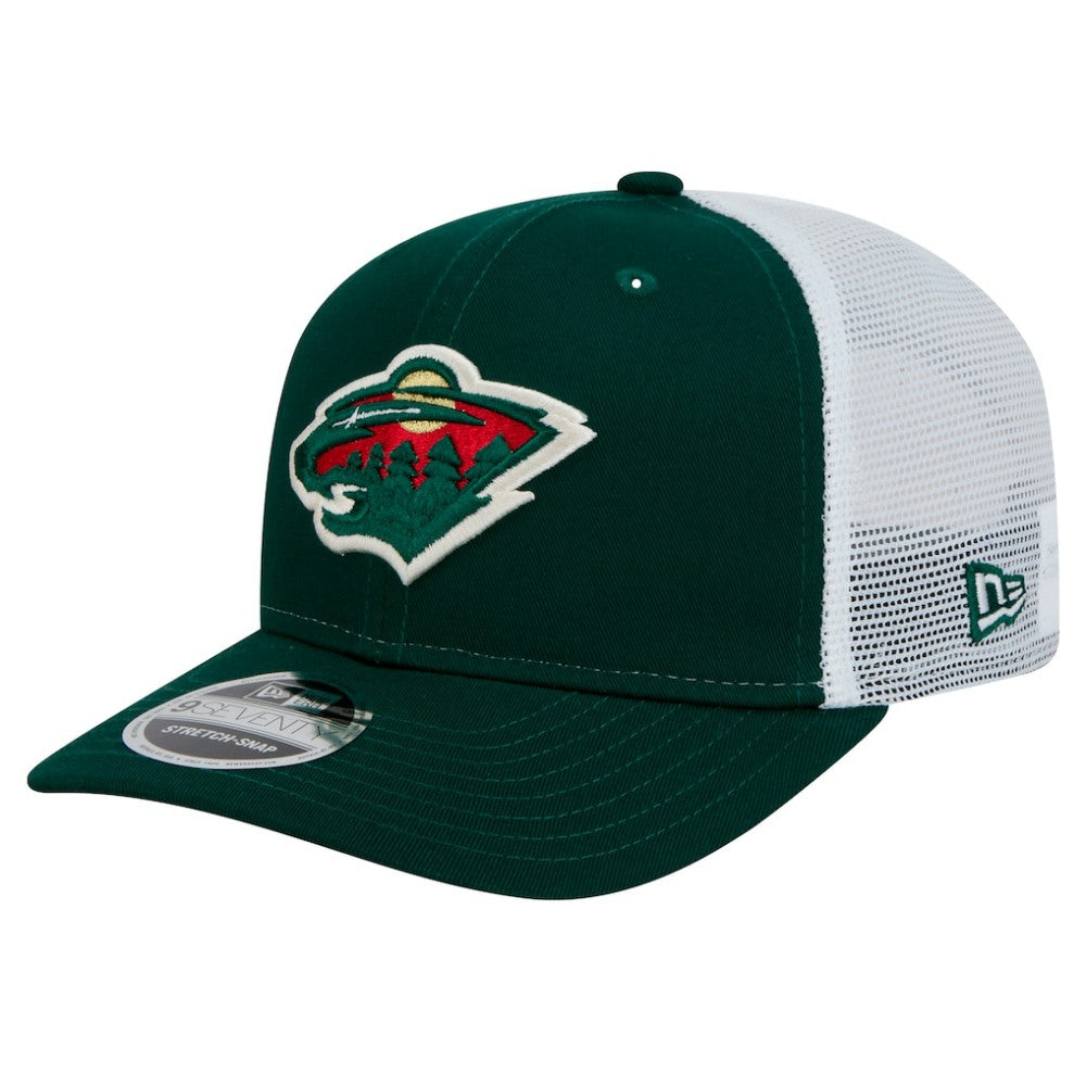 NHL Minnesota Wild New Era Core Trucker 9SEVENTY Stretch-Snap Hat