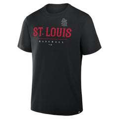 Black St. Louis Cardinals Fanatics Color Pop Legacy Clubhouse T-Shirt