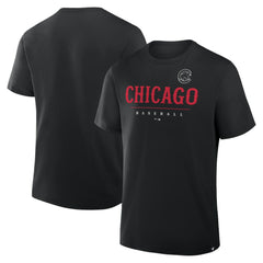 Black Chicago Cubs Fanatics Color Pop Legacy Clubhouse T-Shirt