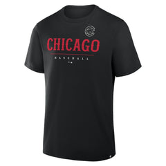 Black Chicago Cubs Fanatics Color Pop Legacy Clubhouse T-Shirt