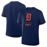 Navy Detroit Tigers Fanatics Clubhouse Legacy Side Swipe T-Shirt