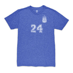 Enzo Fernández Argentina National Team 1863FC Player Vintage Tri-Blend T-Shirt