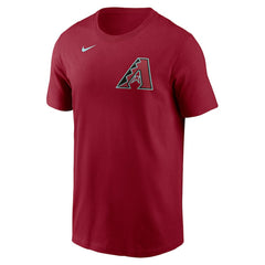 Red Corbin Carroll Arizona Diamondbacks Nike Fuse Name & Number T-Shirt