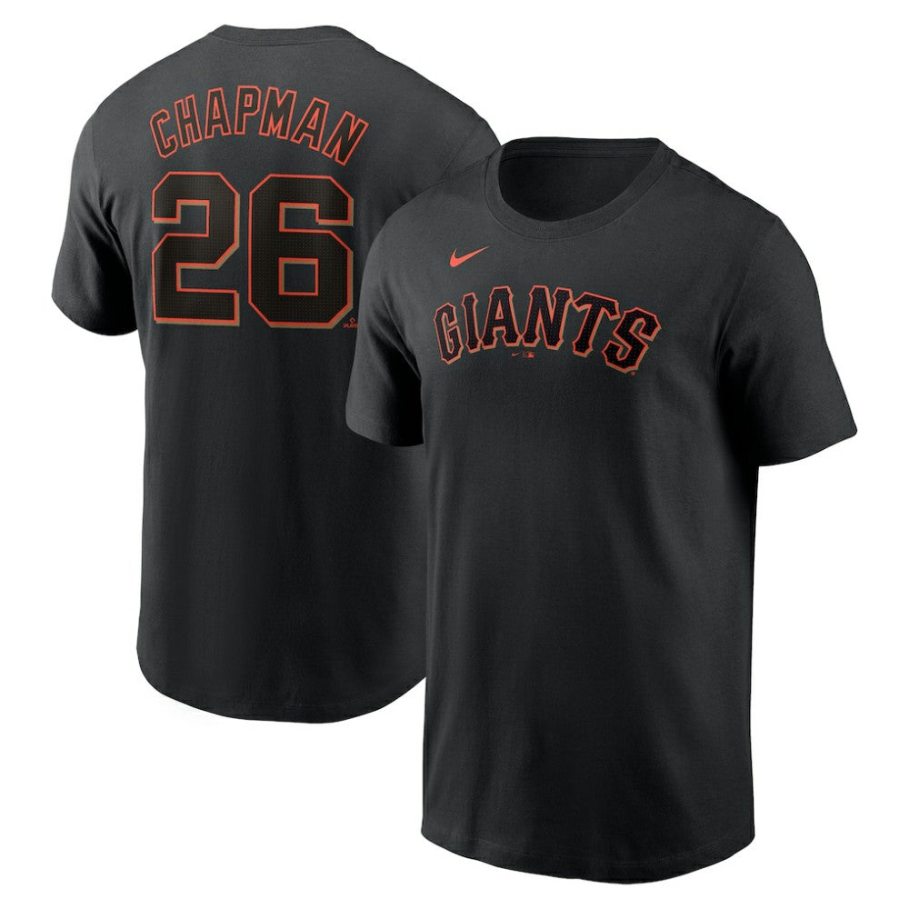 Black Matt Chapman San Francisco Giants Nike Fuse Name & Number T-Shirt
