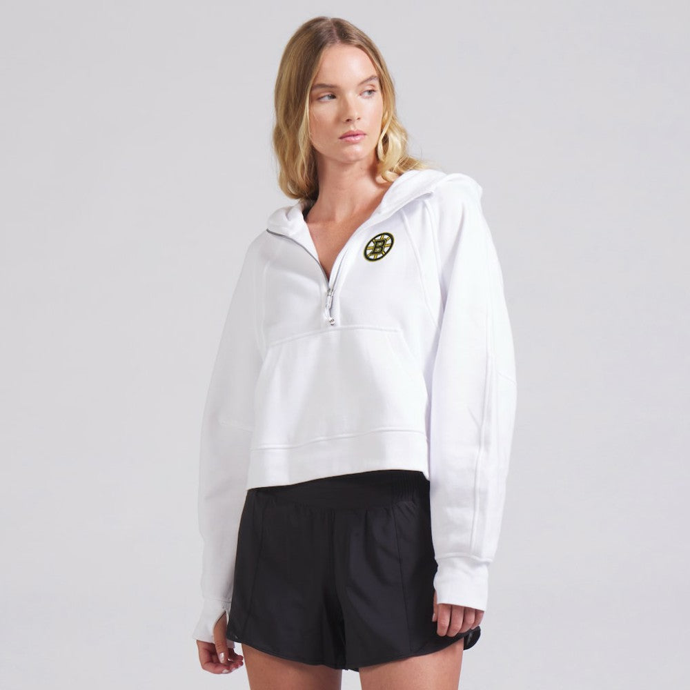 NHL Boston Bruins lululemon Women's Scuba Oversized Half-Zip Hoodie