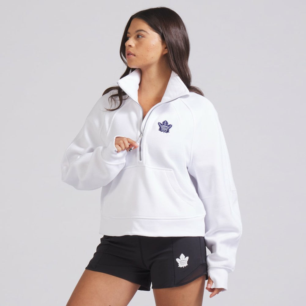 NHL Toronto Maple Leafs lululemon Women's Scuba Oversized Half Zip Top