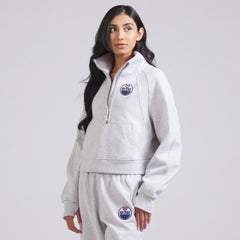 NHL Edmonton Oilers lululemon Women's Scuba Oversized Half Zip Top