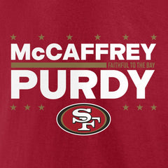 Christian McCaffrey & Brock Purdy Election Players T-Shirt - San Francisco 49ers T-shirts