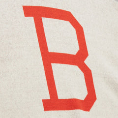 Cream Baltimore Orioles Mitchell & Ness Retro Pullover Sweater