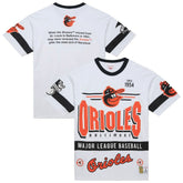 White Baltimore Orioles Mitchell & Ness Cooperstown Collection Team Origins Premium T-Shirt