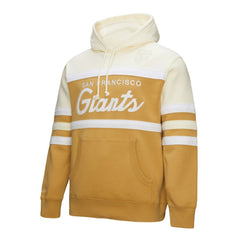 Tan/Cream San Francisco Giants Mitchell & Ness Head Coach Pullover Hoodie