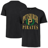 Black Pittsburgh Pirates '47 Pitchout Franklin T-Shirt