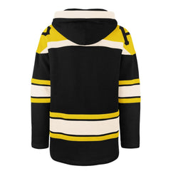 Black Pittsburgh Pirates '47 Superior Lacer Pullover Hoodie