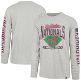 Gray Washington Nationals '47 Fair Ball Franklin Long Sleeve T-Shirt