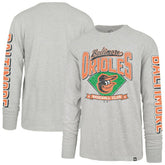 Gray Baltimore Orioles '47 Fair Ball Franklin Long Sleeve T-Shirt