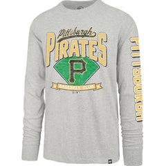 Gray Pittsburgh Pirates '47 Fair Ball Franklin Long Sleeve T-Shirt