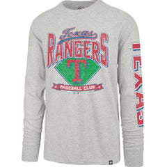 Gray Texas Rangers '47 Fair Ball Franklin Long Sleeve T-Shirt