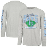 Gray Tampa Bay Rays '47 Fair Ball Franklin Long Sleeve T-Shirt
