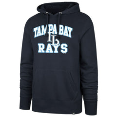 Navy Tampa Bay Rays '47 Velocity Headline Pullover Hoodie