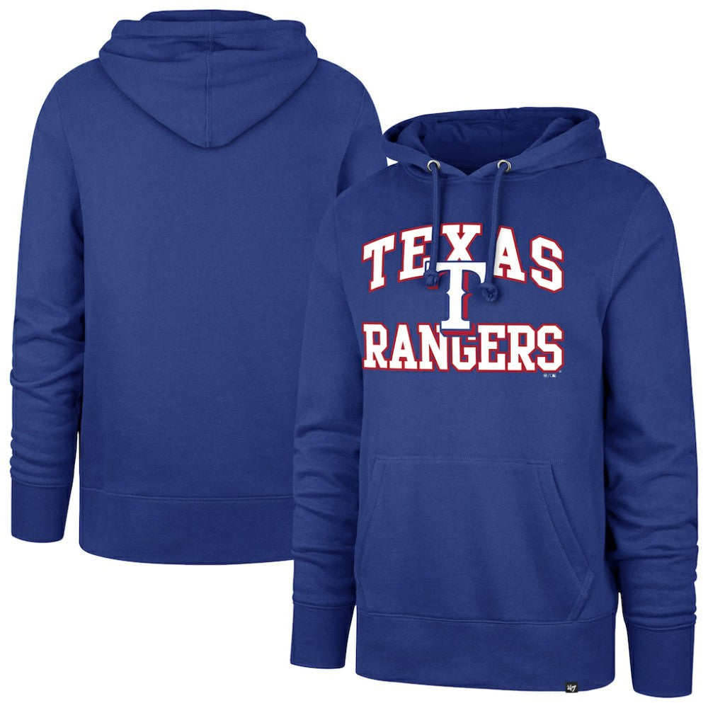Royal Texas Rangers '47 Velocity Headline Pullover Hoodie