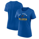 NHL St. Louis Blues Logo Athletic Women's Unrivaled T-Shirt