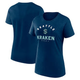 NHL Seattle Kraken Logo Athletic Women's Unrivaled T-Shirt