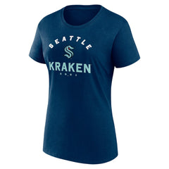 NHL Seattle Kraken Logo Athletic Women's Unrivaled T-Shirt