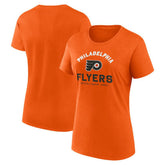NHL Philadelphia Flyers Logo Athletic Women's Unrivaled T-Shirt
