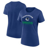 NHL Vancouver Canucks Logo Athletic Women's Unrivaled T-Shirt