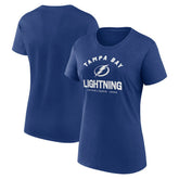 NHL Tampa Bay Lightning Logo Athletic Women's Unrivaled T-Shirt