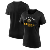 NHL Boston Bruins Logo Athletic Women's Unrivaled T-Shirt