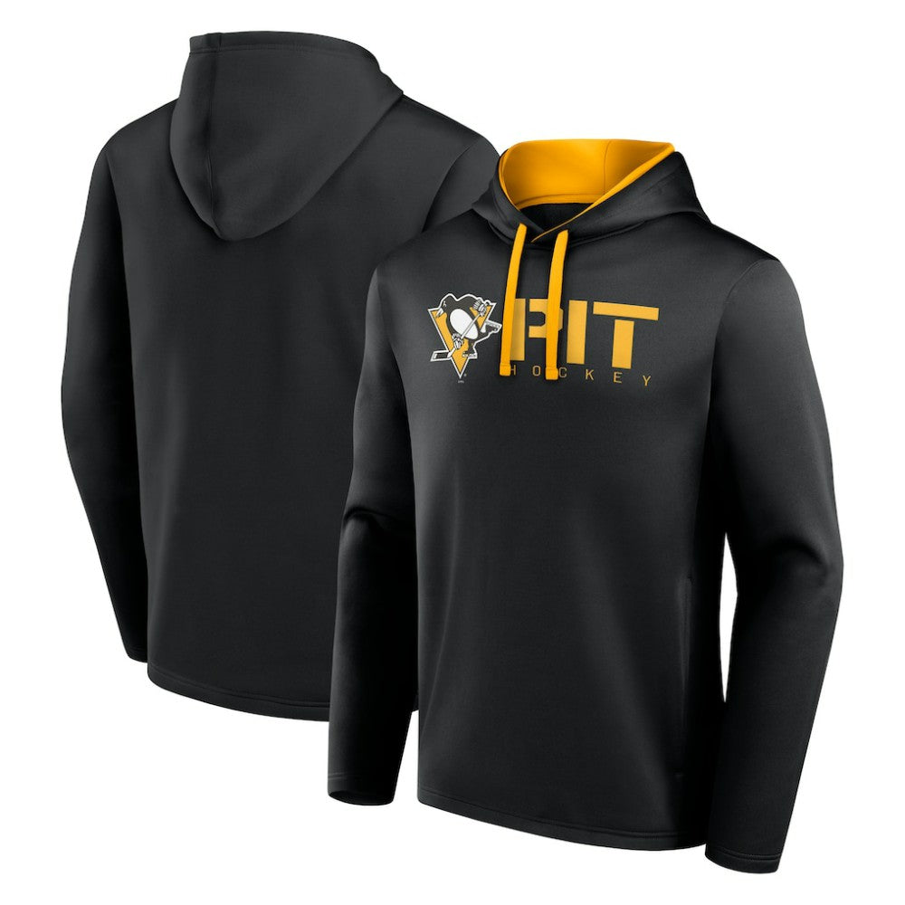 NHL Pittsburgh Penguins Logo Athletic Head Start Pullover Hoodie
