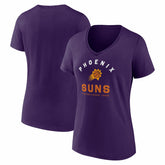 Phoenix Suns Logo Athletic Women's Unrivaled V-Neck T-Shirt