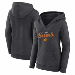 Phoenix Suns Logo Athletic Women's Triumphant V-Neck Pullover Hoodie
