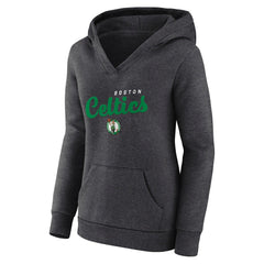 Boston Celtics Logo Athletic Women's Triumphant V-Neck Pullover Hoodie