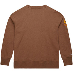Brown Tony Gwynn San Diego Padres Mitchell & Ness Legends Collection Vintage Logo Name & Number Fleece Pullover Sweatshirt