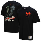 Black Willie Mays San Francisco Giants Mitchell & Ness Legends Collection Vintage Logo T-Shirt