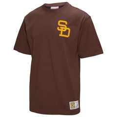 Brown Tony Gwynn San Diego Padres Mitchell & Ness Legends Collection Vintage Logo T-Shirt