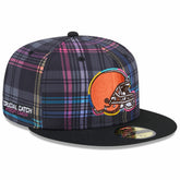 2024 NFL Crucial Catch Plaid 59FIFTY Fitted Hat - Cleveland Browns Hats